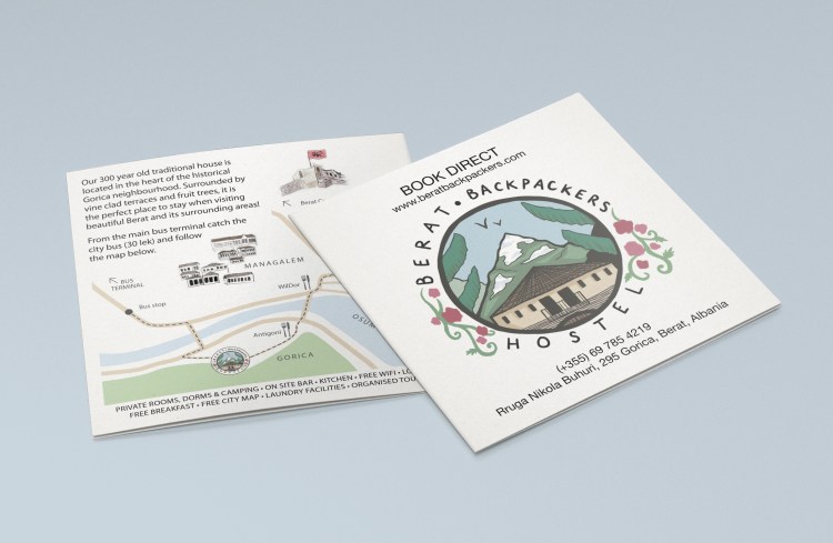 Mockup - Double Square Leaflet